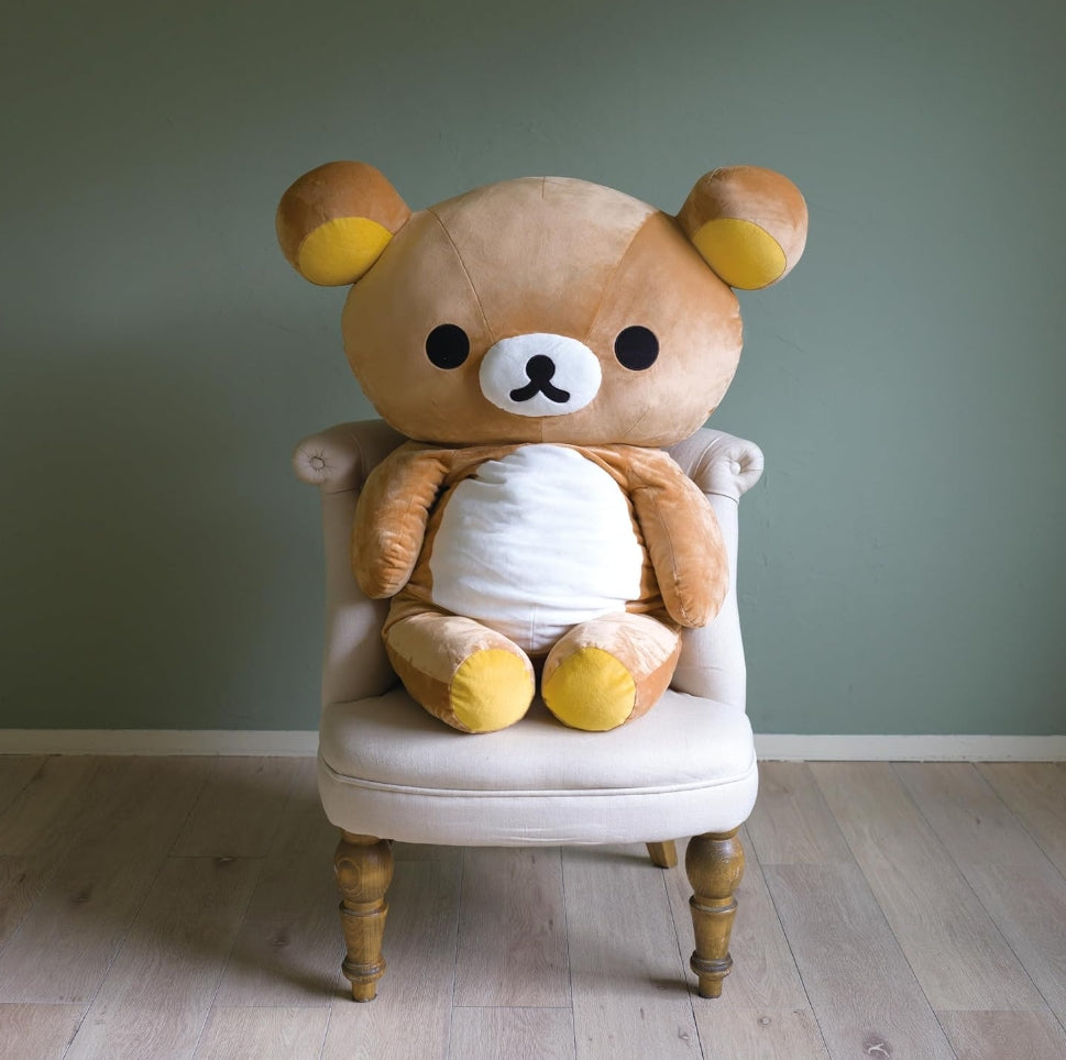 【国内正規品】リラックマ ぬいぐるみ 特大 (LLサイズ) MR76301 | サンエックス 身長110cm 巨大 抱き枕 プレゼント