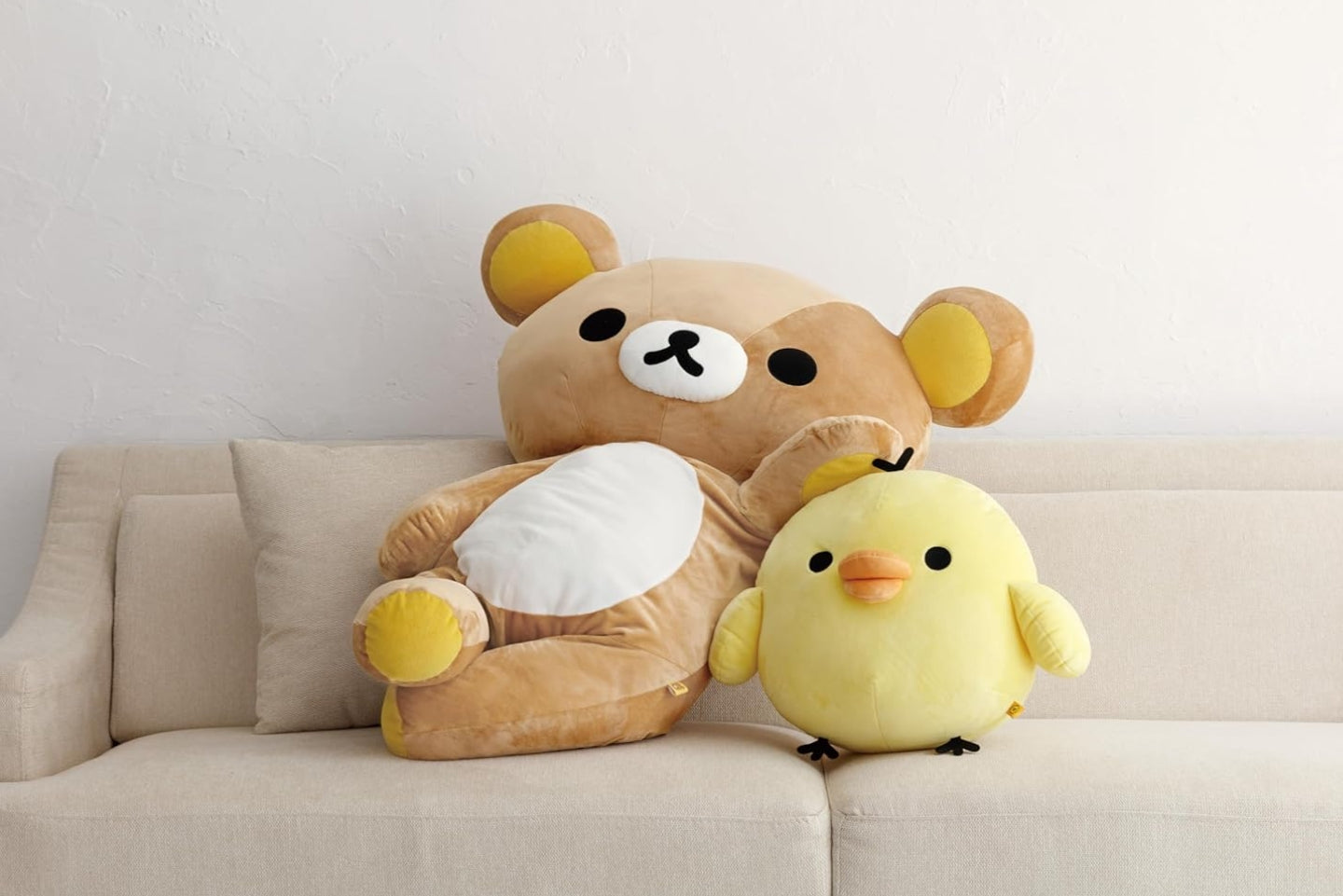 【国内正規品】リラックマ ぬいぐるみ 特大 (LLサイズ) MR76301 | サンエックス 身長110cm 巨大 抱き枕 プレゼント